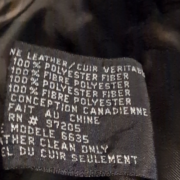 EUC Danier Black Genuine Leather Coat Size XL - Picture 4 of 9